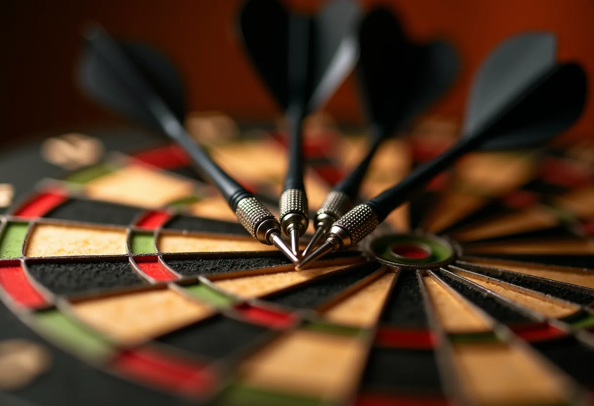 Darts kezdőknek: a tábla, a dobás és az első pontszámítás